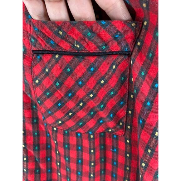 Vintage Lanz Salzburg Eileen West Flannel Nightgown Sz M Buffalo Prairie Cottage - Picture 3 of 13